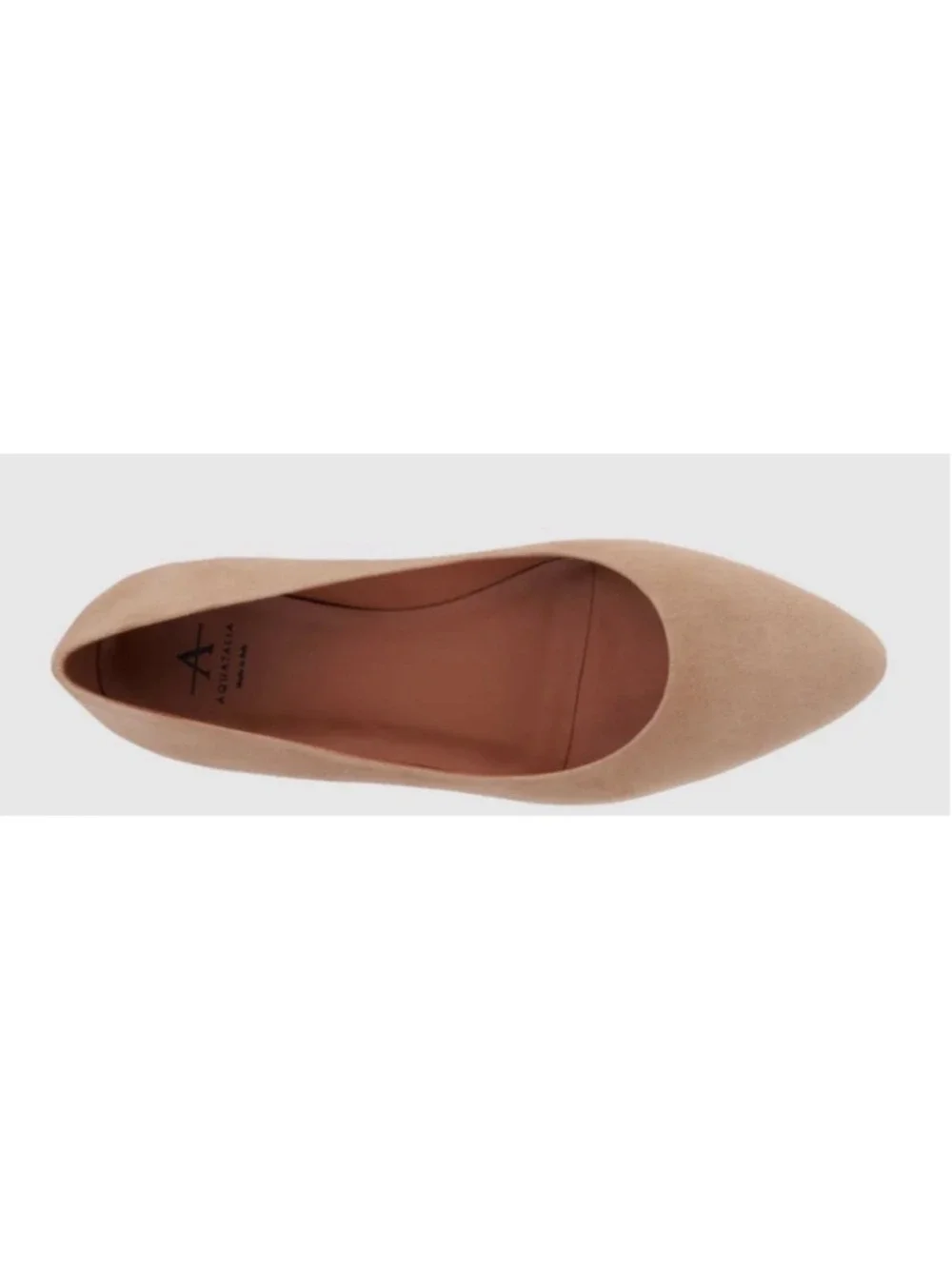 New Aquatalia Penina Low Heel Flats in Champagne Suede 9 $